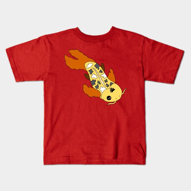 Pride Koi- Bear Pride Kids T-Shirt by Bestiary Artistry